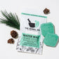 The Herbal Zen Winter Walk Shower Steamer packaging with two steamer pads on a white background.